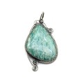 Кулон амазонит 30*45мм