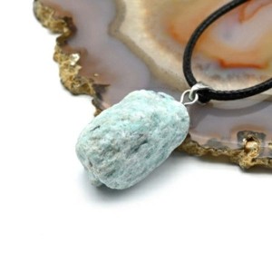 Кулон из амазонита галтовка 20*25мм