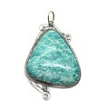 Кулон амазонит 38*53мм
