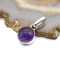 Кулон аметист 11мм.