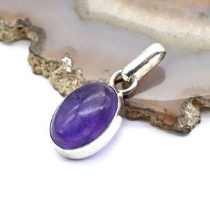 Кулон аметист 11*15мм.