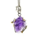 Кулон аметист кристалл 25*26мм. Кулон аметист кристалл 25*26мм.