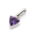 Кулон аметист 8*8мм. Кулон аметист 8*8мм.