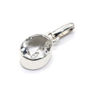 Кулон горный хрусталь 8*11мм. Кулон горный хрусталь 8*11мм.