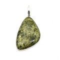 Кулон змеевик "Грация" 29*47мм.
