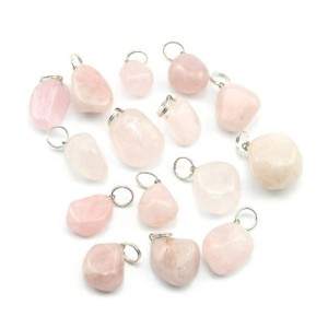 Кулон из розового кварца галтовка 15*20мм Кулон из розового кварца галтовка 15*20мм