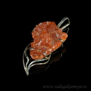 Кулон кварц 33*56мм