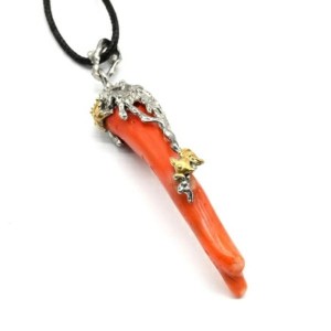 Кулон коралл 18*68мм.