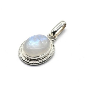 Кулон адуляр (лунный камень) 13*16мм.