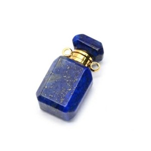 Парфюмерный флакон кулон из лазурита 10*8*20мм Парфюмерный флакон кулон из лазурита 10*8*20мм