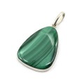 Кулон малахит 26*34мм.
