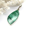 Кулон малахит 17*34мм.