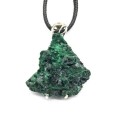 Кулон плисовый малахит 32*33мм Кулон плисовый малахит 32*33мм