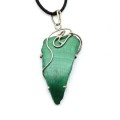 Кулон плисовый малахит 29*58мм. Кулон плисовый малахит 29*58мм.