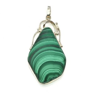 Кулон малахит 32*54мм