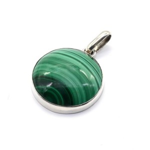 Кулон малахит 20мм.