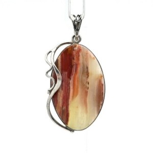 Кулон оникс 26*43мм.