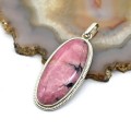 Кулон родонит 20*40мм.