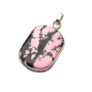 Кулон родонит  22*29мм.