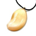 Кулон на шнурке из селенита Форма 25*38мм