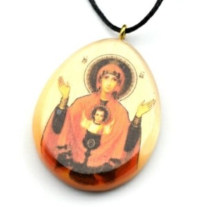 Оберег Неупиваемая чаша 32*47мм из селенита