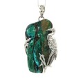 Кулон хризоколла 34*52мм.