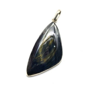 Кулон соколиный глаз 22*43мм