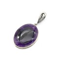 Кулон из флюорита "Овал" 22*28мм.