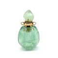 Парфюмерный флакон-кулон из флюорита 17*17*34мм