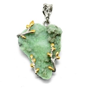 Кулон халцедон 28*39мм.