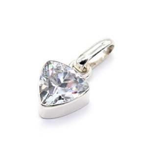Кулон фианит 9*9мм. (иск.)
