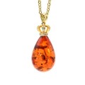 Кулон капля из янтаря 16*25мм цвет коньячный (иск.) Кулон капля из янтаря 16*25мм цвет коньячный (иск.)