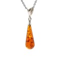 Кулон Капля из янтаря 10*32мм цвет коньячный (иск.) Кулон Капля из янтаря 10*32мм цвет коньячный (иск.)