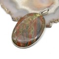 Кулон яшма уральская "Овал" 34*50мм.
