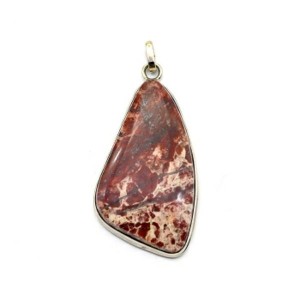 Кулон яшма "Грация" 25*43мм.