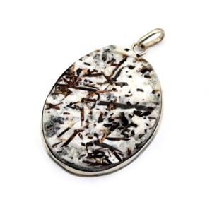 Кулон астрофиллит 35*43мм.