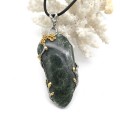 Кулон серафинит 26*55мм.
