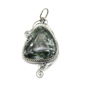 Кулон серафинит 27*44мм.