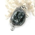 Кулон серафинит 25*46мм.