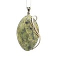 Кулон серпентинит 38*57мм.