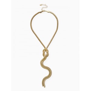 Кулон «Галстук узел», цвет золото