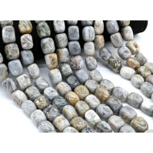 Бусины из агата прямоугольник 13*17мм, 40см, 23 бусины