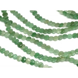 Бусины из авантюрина зеленого круг 10мм, 40см, 55 бусин