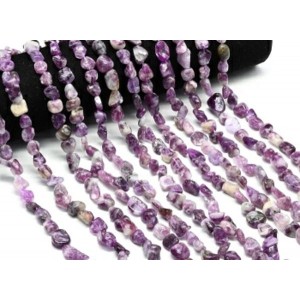 Бусины из лепидолита галтовка 10*12мм, 36см, 41 бусина