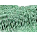 Бусины из изумруда шарик 3мм, 39см, 140 бусин