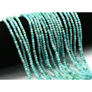 Бусины из амазонита шарик 3мм, 38см, 125 бусин