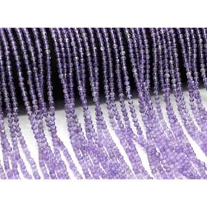 Бусины из аметиста шарик гр.3,5мм, 39см, 118 бусин