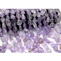 Бусины из аметрина галтовка 12*15мм, 38см, 24 бусины