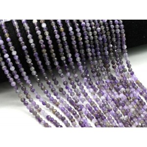 Бусины из аметиста шарик гр.4мм, 37см, 93 бусины