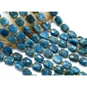 Бусины из апатита прямоугольник с гранями 8*10мм, 37см, 30 бусин